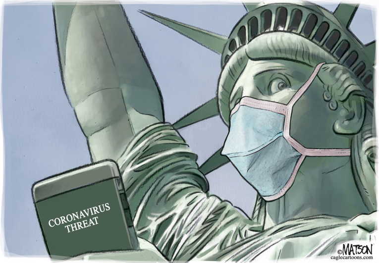 Political/Editorial Cartoon by RJ Matson, Cagle Cartoons on Pandemic Possible