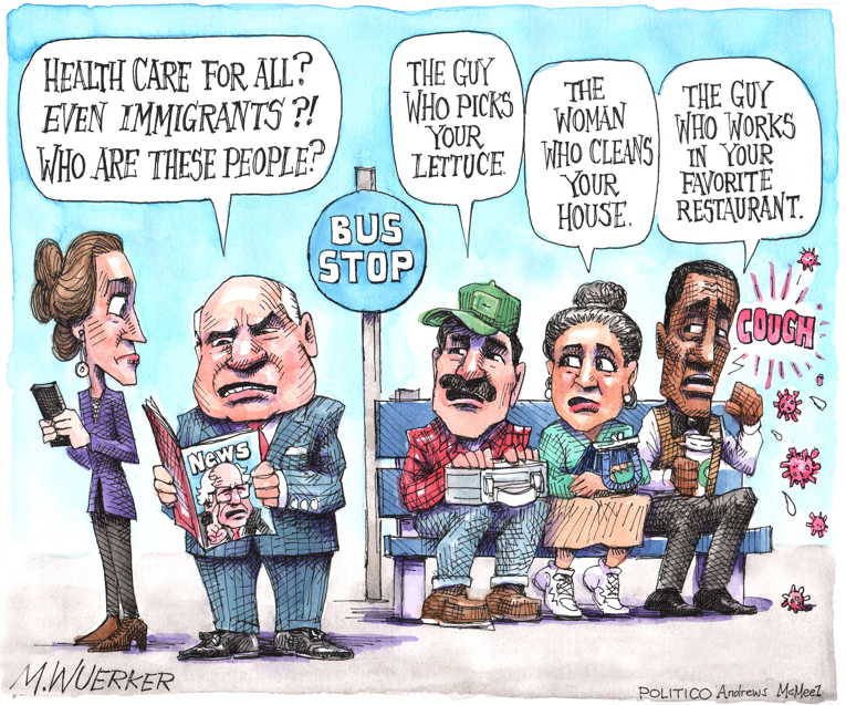 Political/Editorial Cartoon by Matt Wuerker, Politico on Super Tuesday Surprise