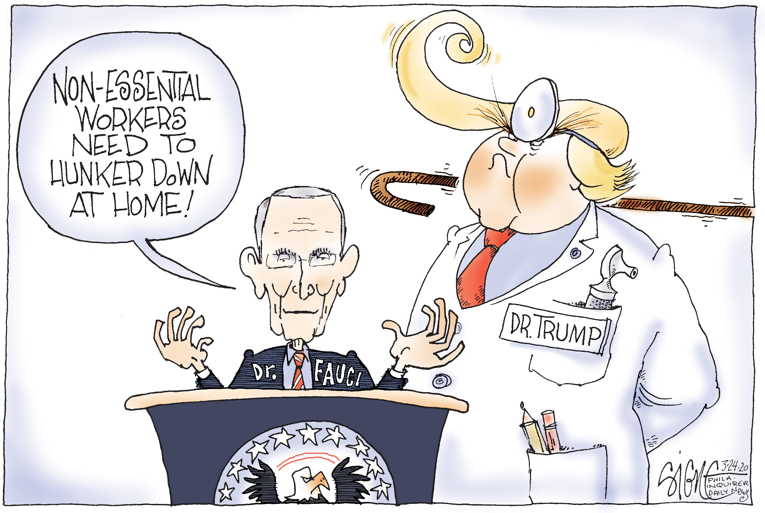 Political/Editorial Cartoon by Signe Wilkinson, Philadelphia Daily News on “President Is Ignorant”