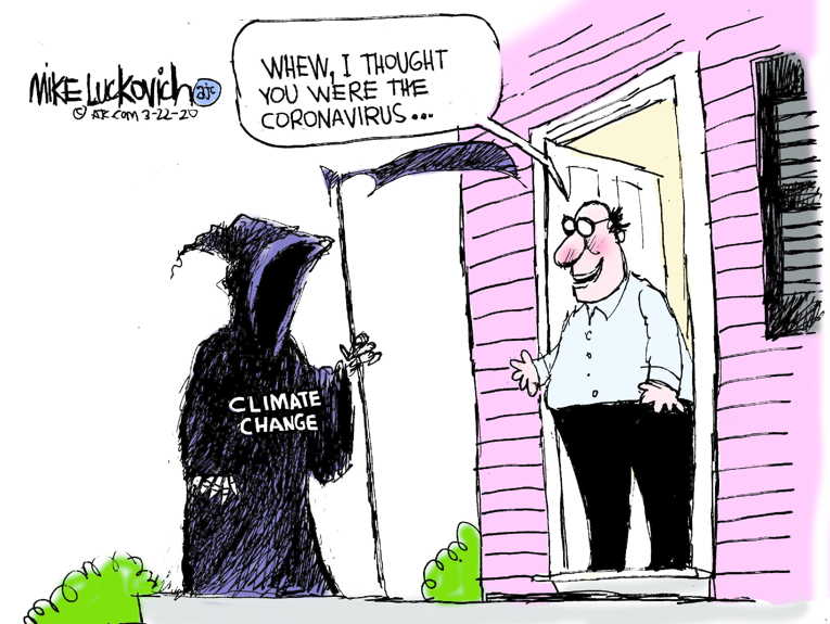 Political/Editorial Cartoon by Mike Luckovich, Atlanta Journal-Constitution on In Other News