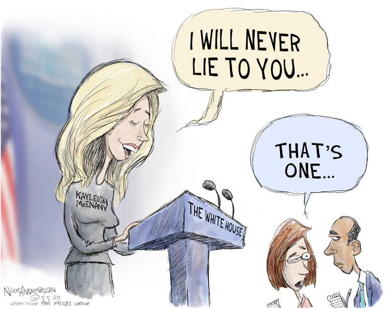 Political/Editorial Cartoon by Nick Anderson, Houston Chronicle on In Other News