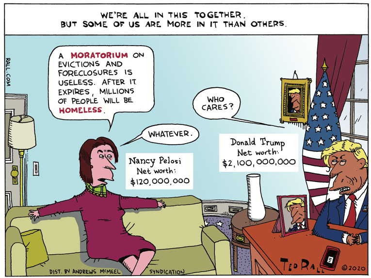 Political/Editorial Cartoon by Ted Rall on 30 Million Unemployed