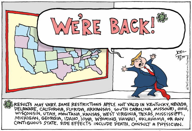 Political/Editorial Cartoon by Joel Pett, Lexington Herald-Leader, CWS/CartoonArts Intl. on President Bemoans Testing