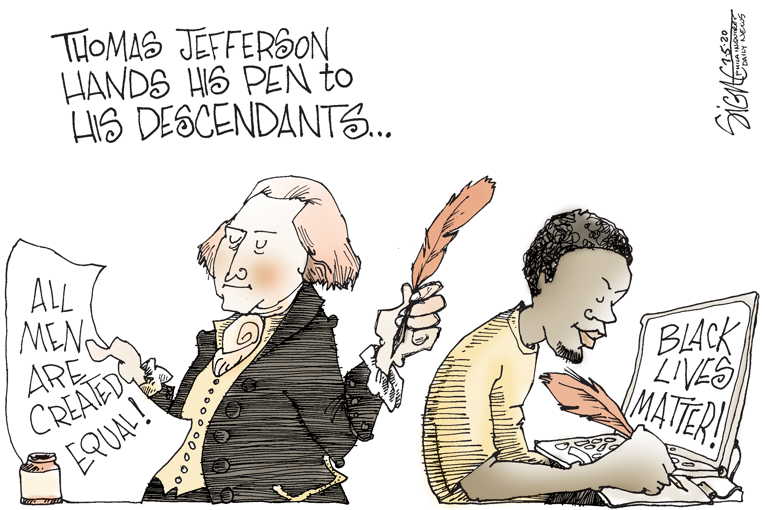 Political/Editorial Cartoon by Signe Wilkinson, Philadelphia Daily News on In Other News