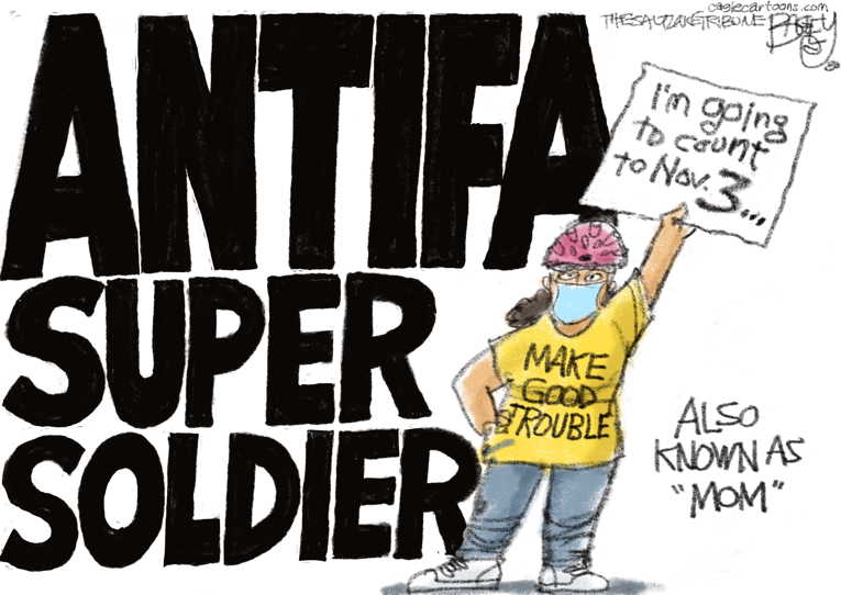 Political/Editorial Cartoon by Pat Bagley, Salt Lake Tribune on “A Beautiful Job”