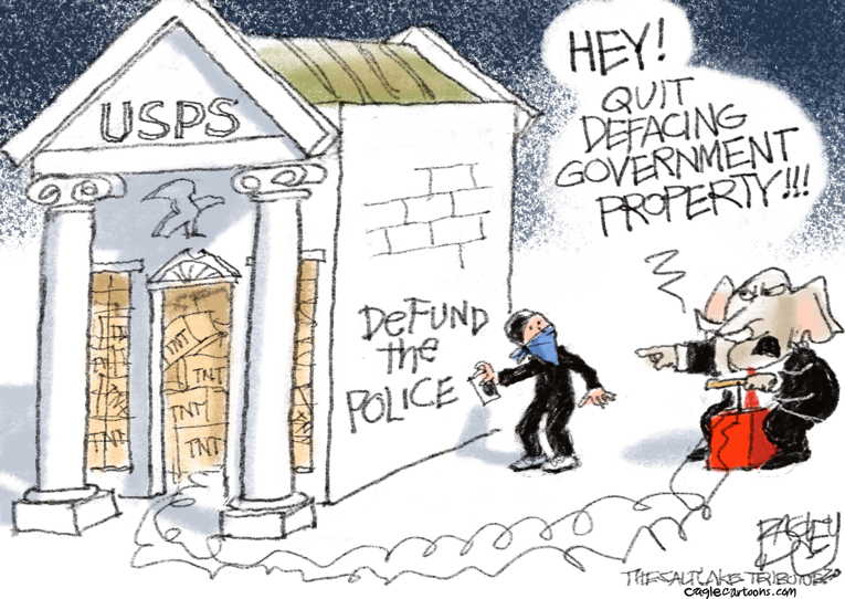 Political/Editorial Cartoon by Pat Bagley, Salt Lake Tribune on In Other News