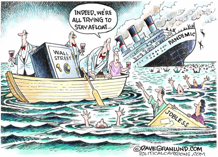 Political/Editorial Cartoon by Dave Granlund on 1,100 Americans Dying Daily