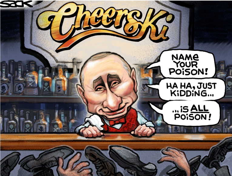 Political/Editorial Cartoon by Steve Sack, Minneapolis Star Tribune on In Other News