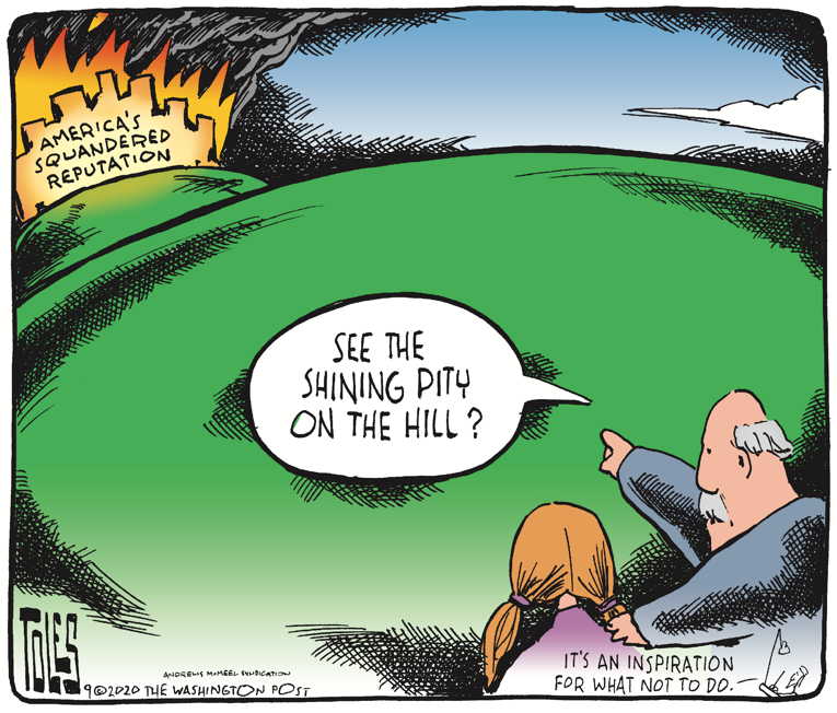 Political/Editorial Cartoon by Tom Toles, Washington Post on In Other News