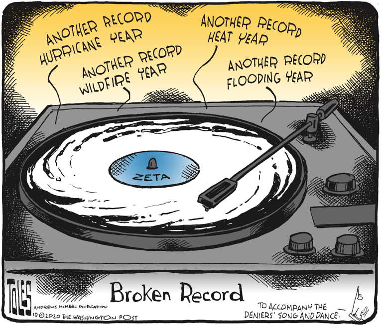 Political/Editorial Cartoon by Tom Toles, Washington Post on In Other News