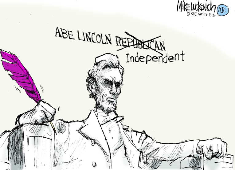 Political/Editorial Cartoon by Mike Luckovich, Atlanta Journal-Constitution on Republican Party Remains Loyal