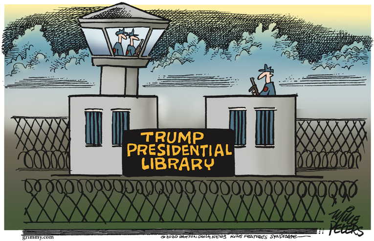 Political/Editorial Cartoon by Mike Peters, Dayton Daily News on In Other News