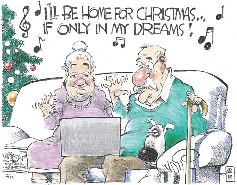 Political/Editorial Cartoon by John Darkow, Columbia Daily Tribune, Missouri on Christmas Not Canceled