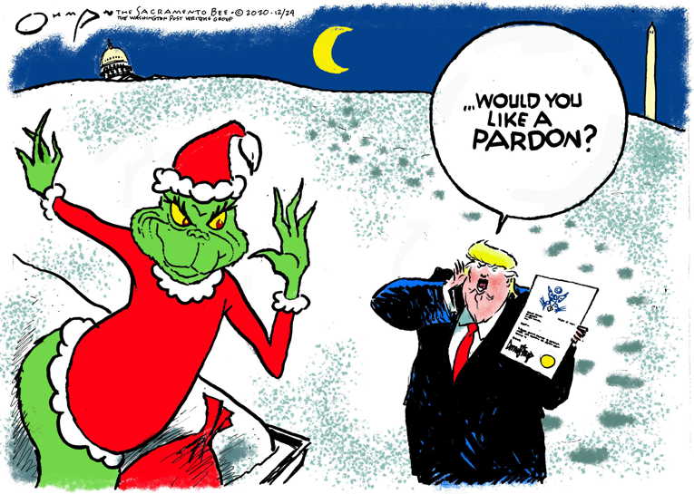 Political/Editorial Cartoon by Jack Ohman, The Oregonian on Holidays Celebrated