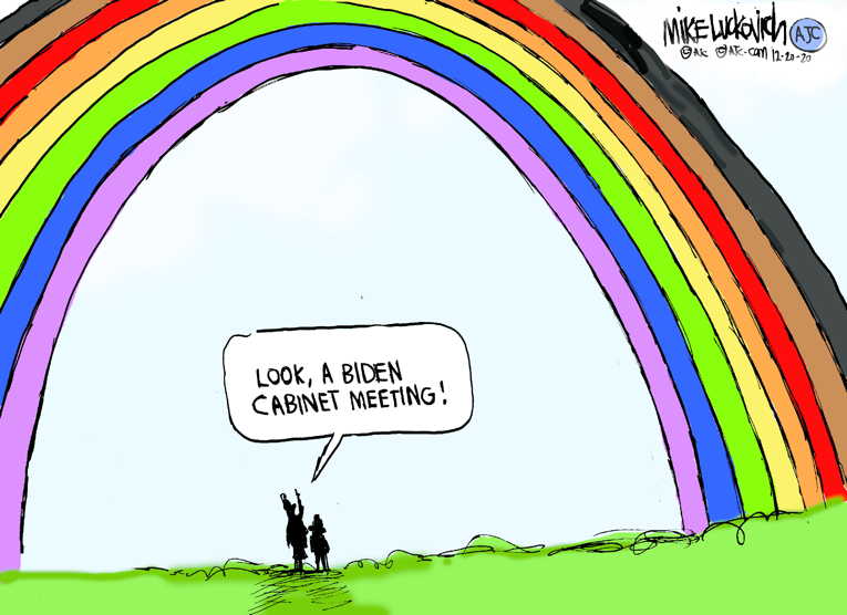 Political/Editorial Cartoon by Mike Luckovich, Atlanta Journal-Constitution on In Other News