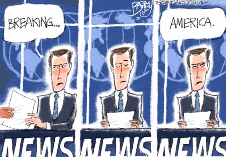 Political/Editorial Cartoon by Pat Bagley, Salt Lake Tribune on In Other News