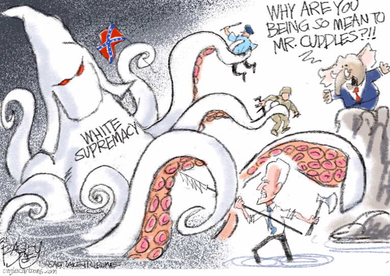 Political/Editorial Cartoon by Pat Bagley, Salt Lake Tribune on GOP Offers Compromise