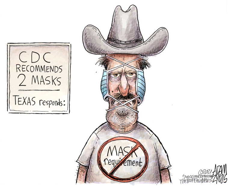 Political/Editorial Cartoon by Adam Zyglis, The Buffalo News on Texas Secedes