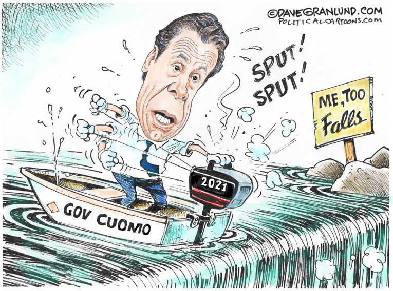 Political/Editorial Cartoon by Dave Granlund on More Cuomo Allegations