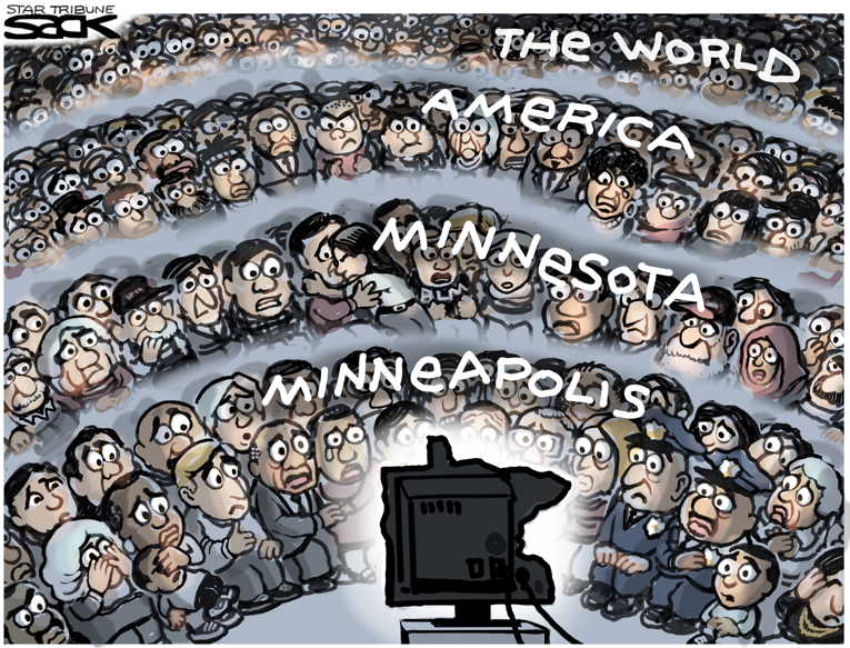 Political/Editorial Cartoon by Steve Sack, Minneapolis Star Tribune on In Other News