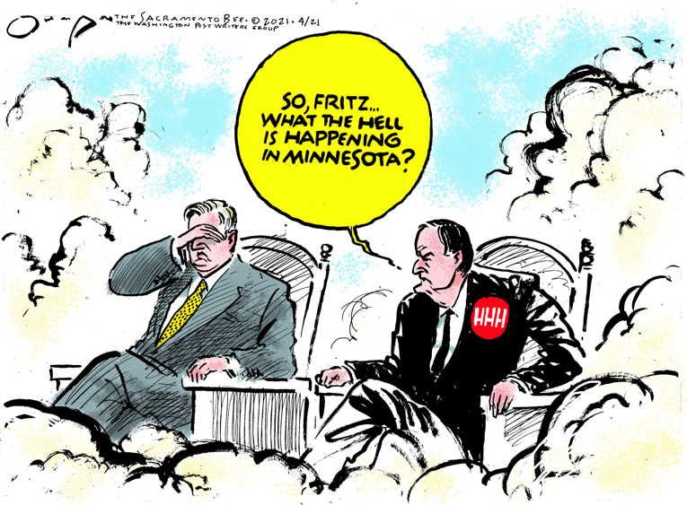 Political/Editorial Cartoon by Jack Ohman, The Oregonian on In Other News