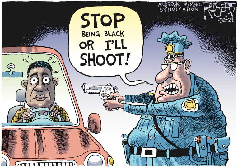 Political/Editorial Cartoon by Rob Rogers on Gunmen Continue Killing Spree