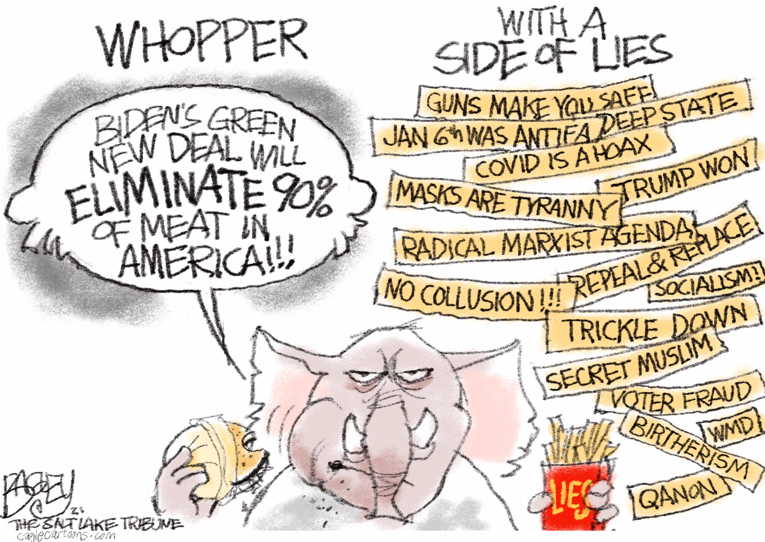 Political/Editorial Cartoon by Pat Bagley, Salt Lake Tribune on GOP Aims for Big Wins