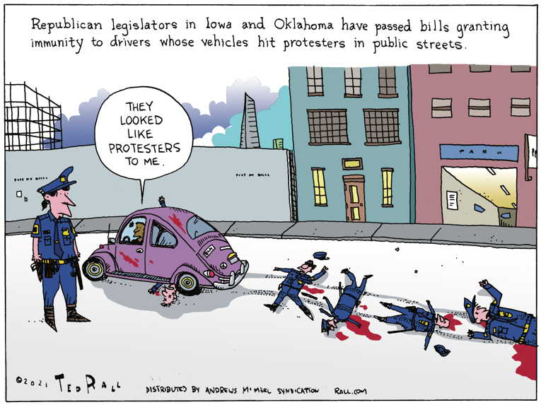 Political/Editorial Cartoon by Ted Rall on GOP Aims for Big Wins