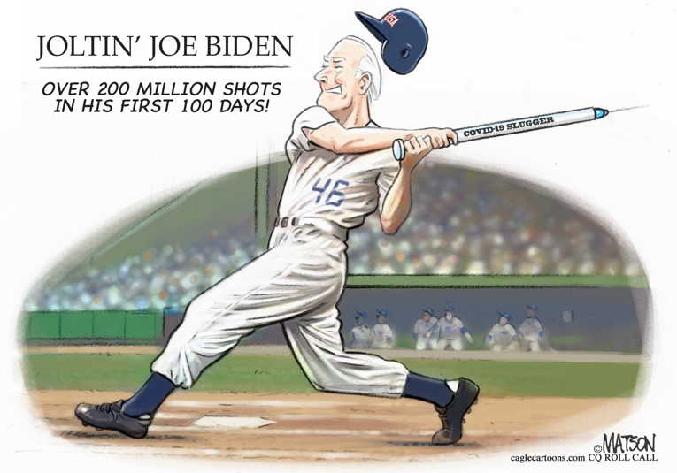 Political/Editorial Cartoon by RJ Matson, Cagle Cartoons on Biden Delivers Address