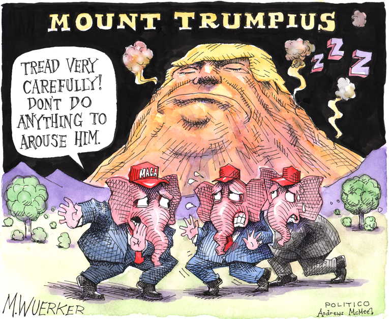 Political/Editorial Cartoon by Matt Wuerker, Politico on GOP Attacks