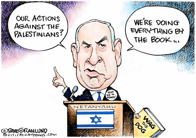 Political/Editorial Cartoon by Dave Granlund on Peace Process Escalates