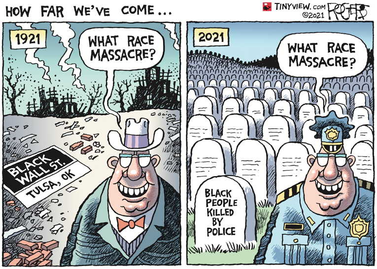 Political/Editorial Cartoon by Rob Rogers on Movement Stalls