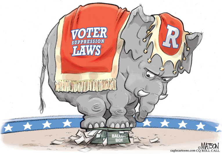 Political/Editorial Cartoon by RJ Matson, Cagle Cartoons on Republicans Defiant