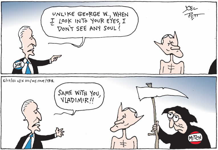 Political/Editorial Cartoon by Joel Pett, Lexington Herald-Leader, CWS/CartoonArts Intl. on In Other News