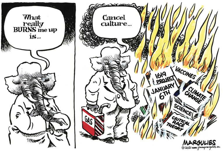 Political/Editorial Cartoon by Jimmy Margulies, King Features on Republicans Revolting