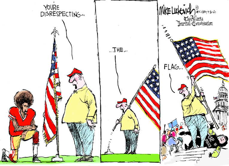 Political/Editorial Cartoon by Mike Luckovich, Atlanta Journal-Constitution on In Other News