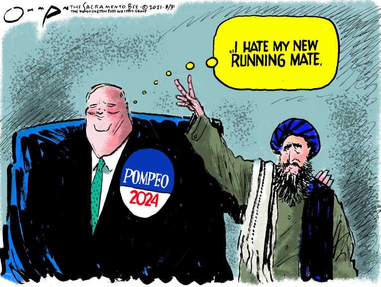 Political/Editorial Cartoon by Jack Ohman, The Oregonian on Republicans Blast Biden