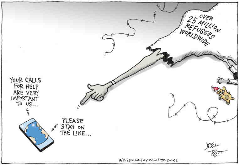 Political/Editorial Cartoon by Joel Pett, Lexington Herald-Leader, CWS/CartoonArts Intl. on In Other News