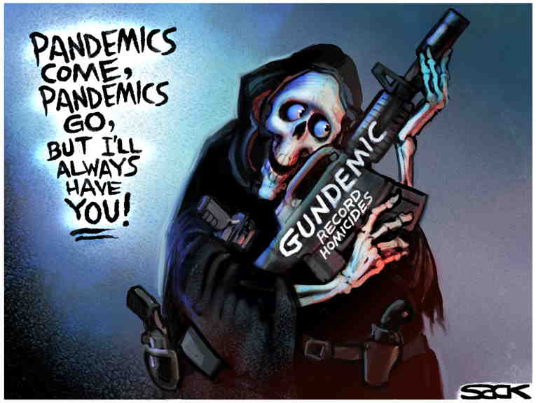 Political/Editorial Cartoon by Steve Sack, Minneapolis Star Tribune on In Other News