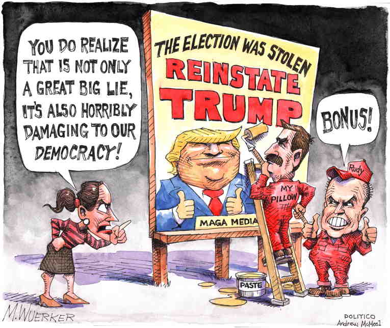 Political/editorial cartoon