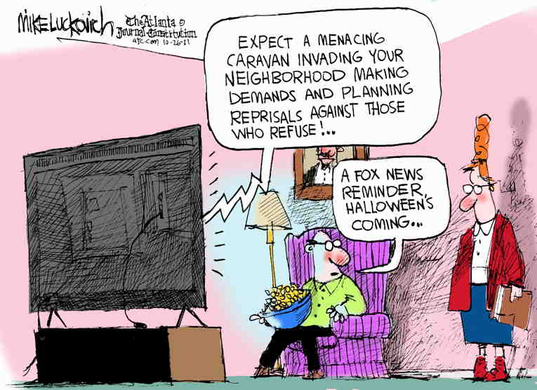 Political/Editorial Cartoon by Mike Luckovich, Atlanta Journal-Constitution on In Other News