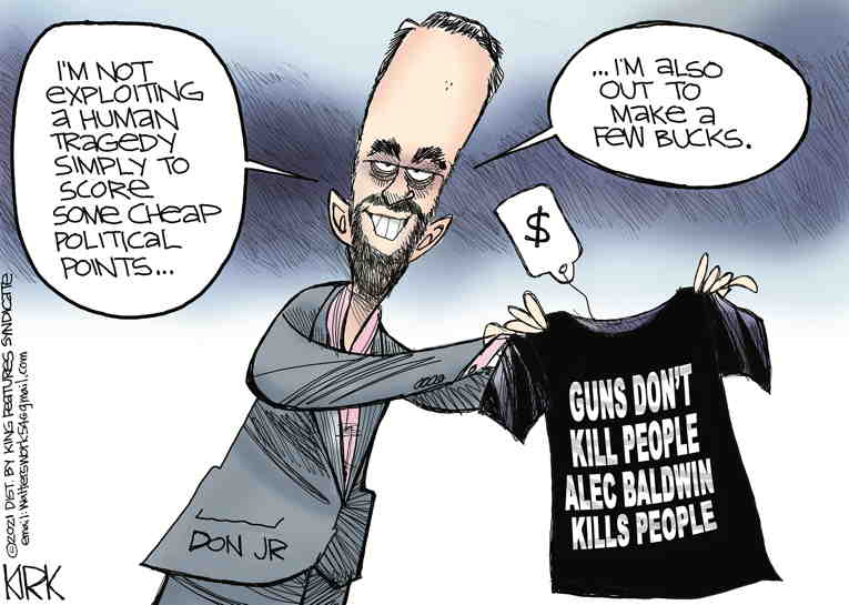 Political/Editorial Cartoon by Kirk Walters, Toledo Blade on In Other News