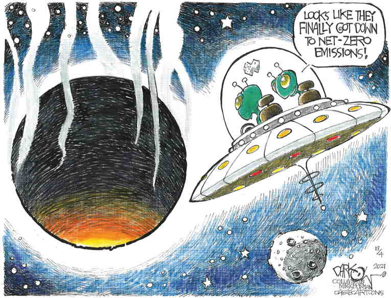 Political/Editorial Cartoon by John Darkow, Columbia Daily Tribune, Missouri on Earth Under Hospice Care