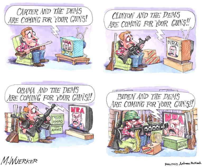 Political/Editorial Cartoon by Matt Wuerker, Politico on In Other News