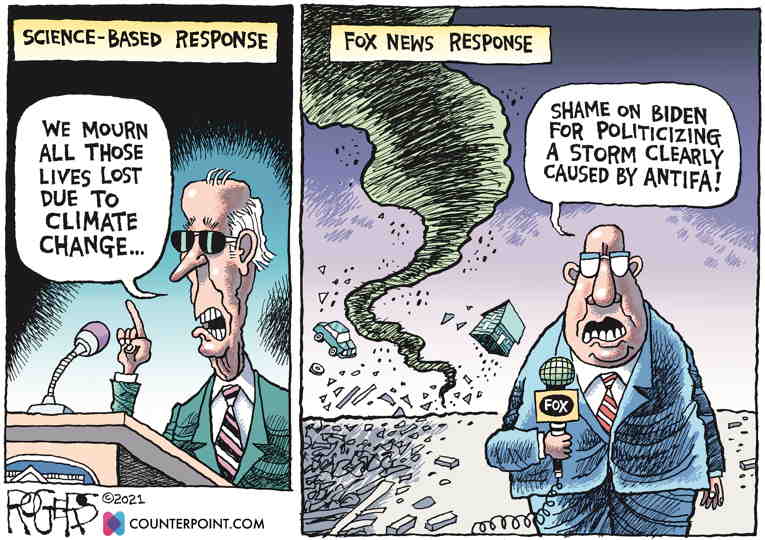 Political/Editorial Cartoon by Rob Rogers on Life-Support Systems Failing