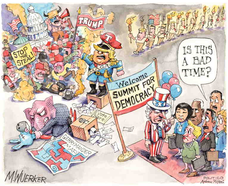 Political/Editorial Cartoon by Matt Wuerker, Politico on GOP Prepares for Long Game