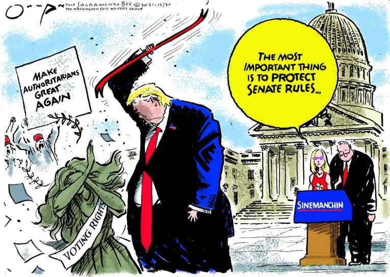 Political/Editorial Cartoon by Jack Ohman, The Oregonian on GOP Targets 2022