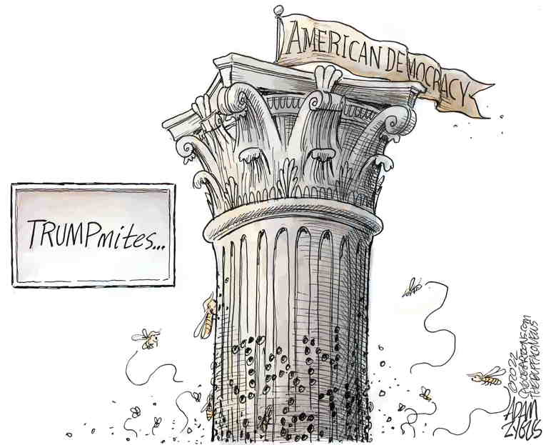 Political/Editorial Cartoon by Adam Zyglis, The Buffalo News on GOP Somewhat Divided