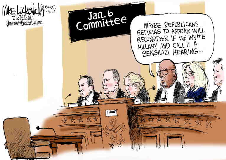 Political Cartoon on 'Oath Keeper Founder Indicted' by Mike Luckovich ...