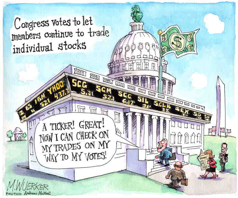 Political/Editorial Cartoon by Matt Wuerker, Politico on In Other News